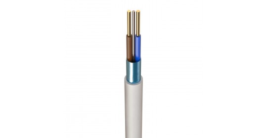 Cable Firekab 2C 1.5sqmm (NGF FE 180 PH30) 500m/Roll - White RAL9003