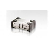 KVM Desktop 2-Port USB Hub Audio Enabled
