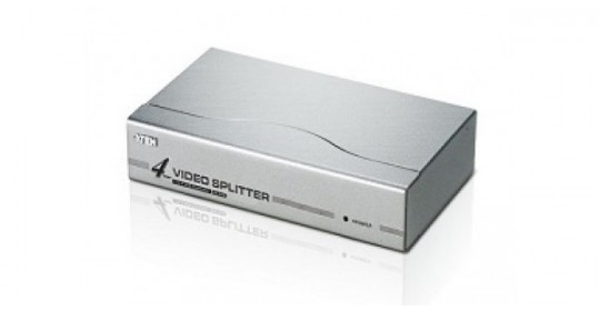 Video Splitter 4 Port VGA Splitter(350MHz).1920x1440@60Hz
