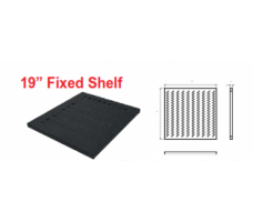 Shelf Fix 1U D700mm For D800 Cabinet - 50Kgs