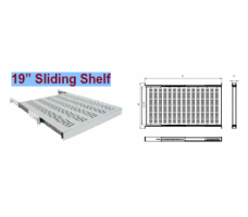 Shelf Sliding 1U D600 35Kgs