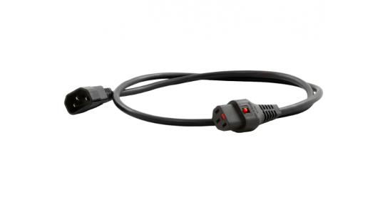 Secure Server Power Cord C13 To C14 Locking 2m Cable.