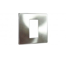 Face Plate 1G Single Screwless Brushed Stainless