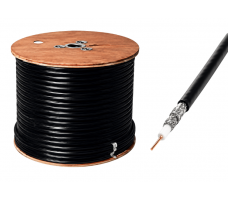 High Performance RG6 Coaxial Cable 305m Roll For TV Systems.