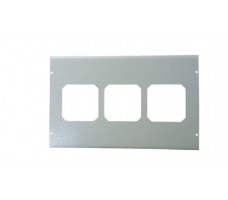 Frame For Fan Assy For 3 Single Fans W/3 Cutout-RAL7035