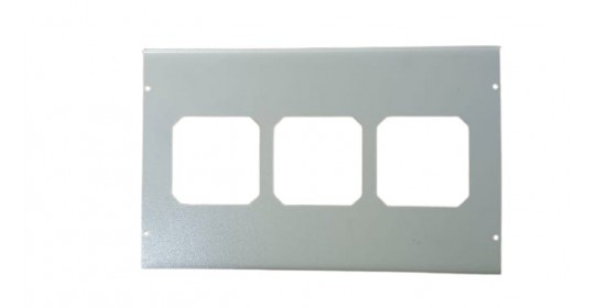 Frame For Fan Assy For 3 Single Fans W/3 Cutout-RAL7035