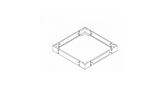 Plinth Fixed W600 D800 ROV RAL7032