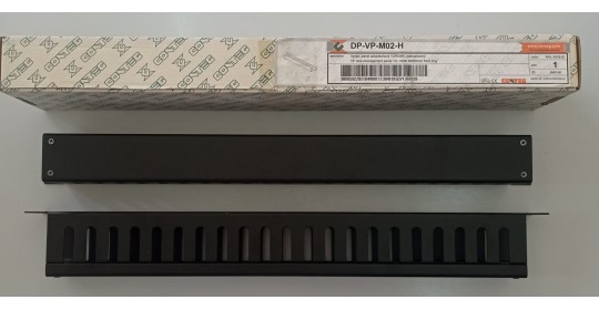 Cable Manager 1U Metallic H40 D60 - RAL9005