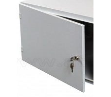 Door Front Steel 6U W600 - RAL7032