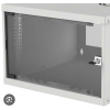 Door Front Glass 6U W600 - RAL7035