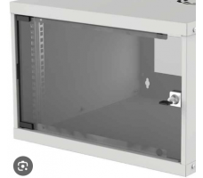 Door Front Glass 6U W600 - RAL7035
