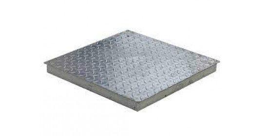 Manhole Concrete 445x445 Cover +Galvd Steel Rise Frame