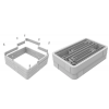 Cham C4Ultima 1.5x1.5x0.75M W/base+Galv Fram+Coc CVR+Cbl Fr 