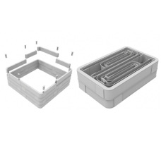 Cham C4Ultima 1.5x1.5x0.75M W/base+Galv Fram+Coc CVR+Cbl Fr 