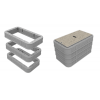Cham C4 Ultima 915x445x750mm W/Conc. Cover STL Frame,4Duct