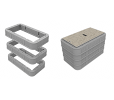 Cham C4 Ultima 915x445x750mm W/Conc. Cover STL Frame,4Duct