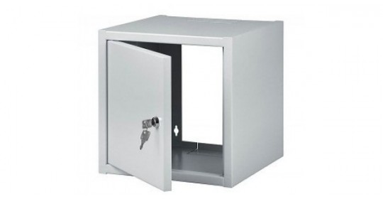 Cabinet 9U 10" With Steel Door - RAL7035