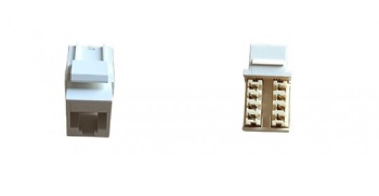 Keystone Jack CAT6 UTP - White-EPN