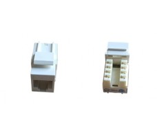 Keystone C6 Jack, Vertical Narrow 90° For 16Port Panel