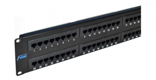 Patch Panel CAT6 1U 48port With Wire Manager