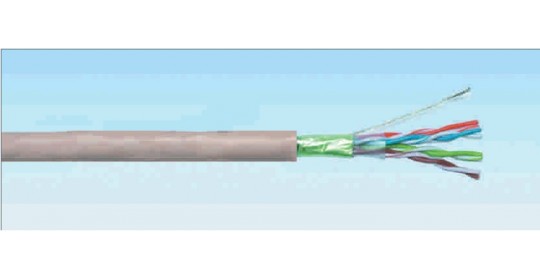 Cable Internal 4pr FTP CAT5E PVC 500m/Roll - Grey