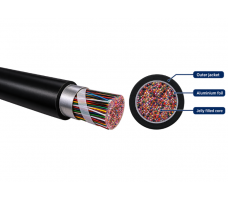 External 50 Pair Telephone Cable 0.63mm Moisture Resistant Jelly Filled. External 50 Pair Telephone Cable 0.63mm Moisture Resistant Jelly Filled.