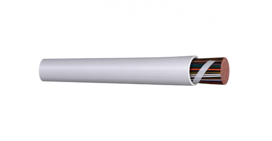 6 Pair Indoor Telephone Cable 0.5mm Ivory For Voice Wiring. 6 Pair Indoor Telephone Cable 0.5mm Ivory For Voice Wiring.