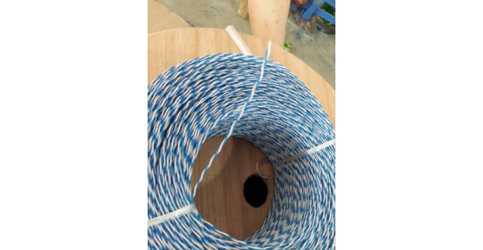 Cable Jumper Wire 1X0.5 CS13A White/Blue Tinned 100m/