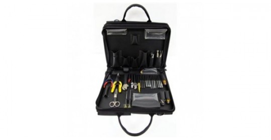 Tool Kit Lan Zipper W/o Test Equip - Black Cordura (100-47