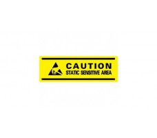 Caution Static Sensitive Area Aisle Marking Tape, 3" X 54'  Ideal For ESD-Safe Area Designation