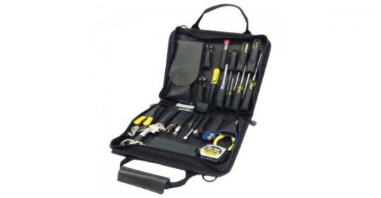 Jensen Tools JTK-10BK General Electronic Service Kit in Black Ballistic Nylon Case