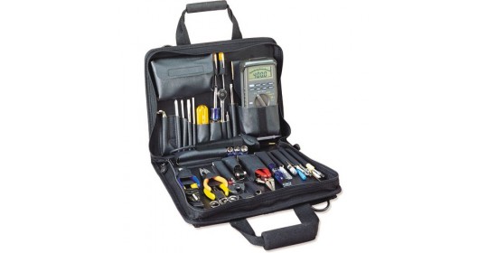 Jensen Tools JTK-86BK Technician's Tool Kit in Single Black Cordura Plus Case