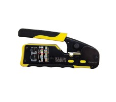 Ratcheting Cable Crimper / Stripper / Cutter For Pass-Thru