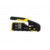 Ratcheting Cable Crimper / Stripper / Cutter For Pass-Thru