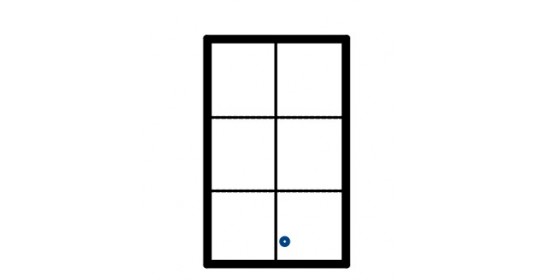 Stackable cabinet with double door,2 FH (D 430) . Stackable cabinet with double door,2 FH (D 430) .