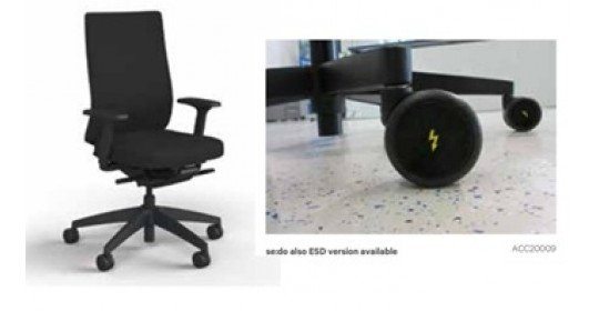 Cushion, without armrests, ESD, Swivel chair se:do. Cushion, without armrests, ESD, Swivel chair se:do.