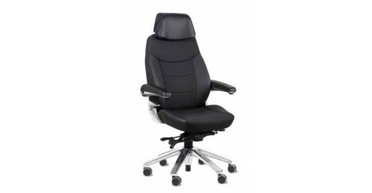 Svenstol S5 control chair with folding armrests.