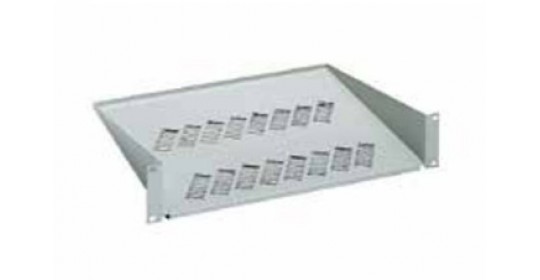 19“ Shelf, 2 U Fixed (W x L - 442 x 280).