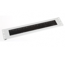 Cable Guide Panel 2U - RAL7032