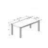 Desk without office pedestal (D870,W1140,H750)CRS.