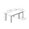 Desk with 19” office pedestal,right, W1710,H750,D670(CRS).