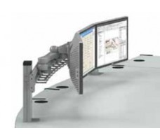 Monitor Mounts - Functional Rails (W : 45° - corner). Monitor Mounts - Functional Rails (W : 45° - corner).