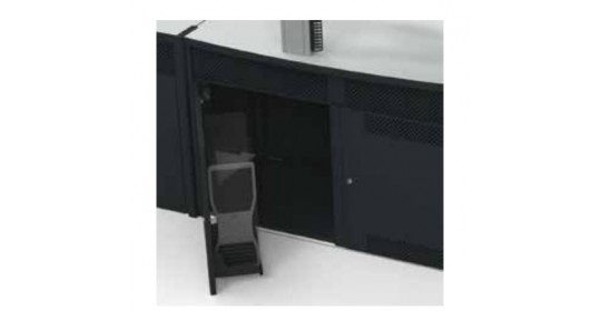 Door mounted CPU-Tray.