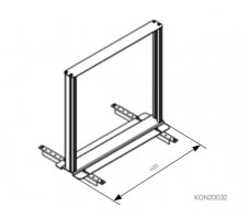 19” frame for D 1050 mm(for technical pedestal).