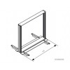 19” frame for D 1200 mm(for technical pedestal).