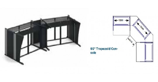 Sample Configurations– Type-90° Trapezoid D-1050 (lowered).