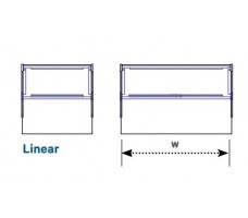 Worktops, linear, D1050 straight (W-630). Worktops, linear, D1050 straight (W-630).