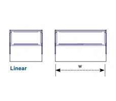 Worktops, linear, D1050 straight (W-1830). Worktops, linear, D1050 straight (W-1830).