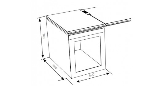 Knürr Elicon® 19” Container,left.