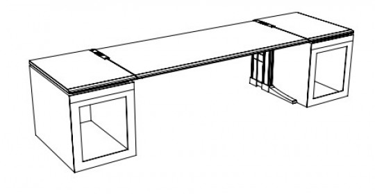 Knürr Elicon® 19” Container, centre.